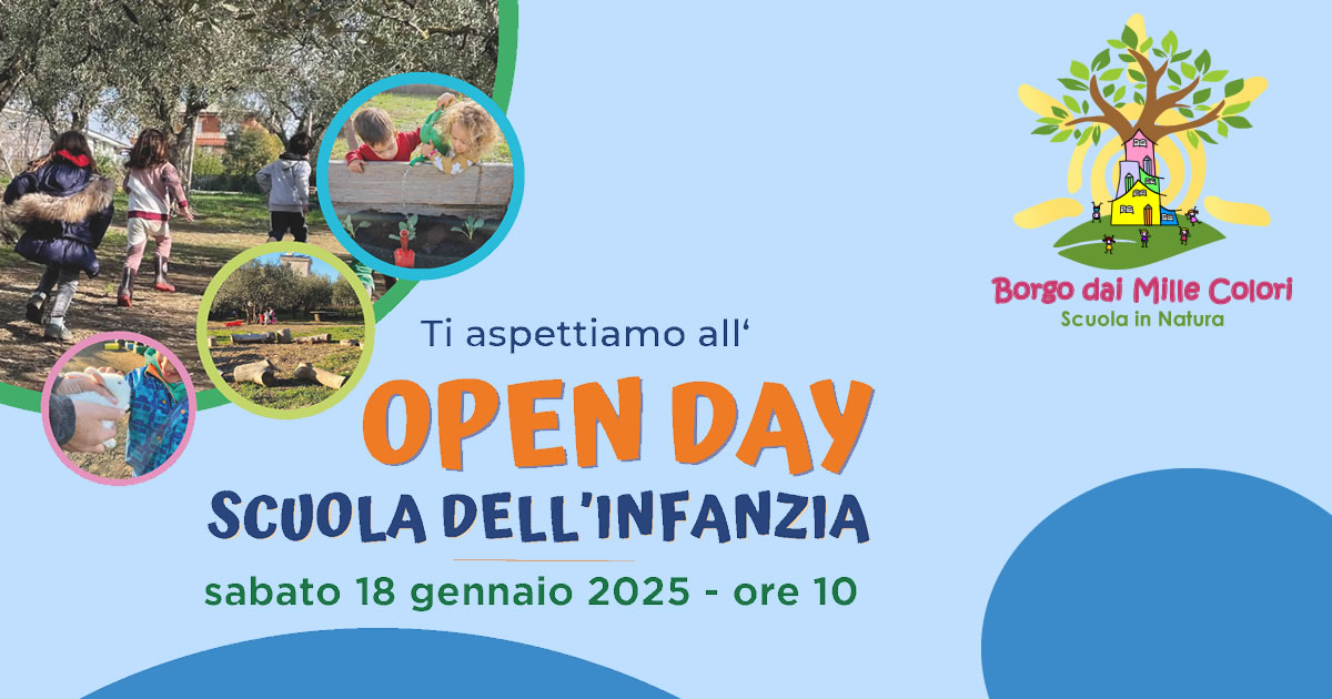 Open Day Infanzia 18 gen 2025