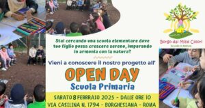 Open Day Scuola Primaria Borghesiana 8 febbraio 2025